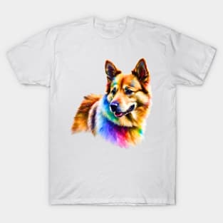 Pop-Art Norwegian Buhund Impressionism T-Shirt